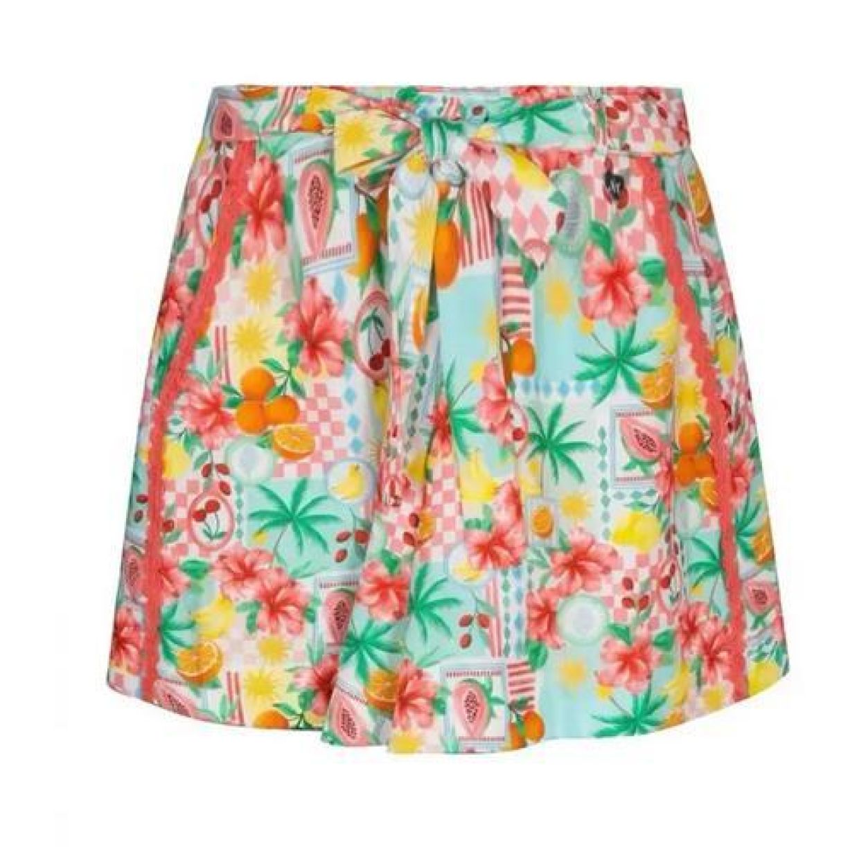 AMELIE AMELIE STERRE SHORT KORAAL (Sterre A601-SET116 Shorts Coral) - New Paris Londres